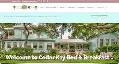 Desktop Screenshot of cedarkeybedandbreakfast.com